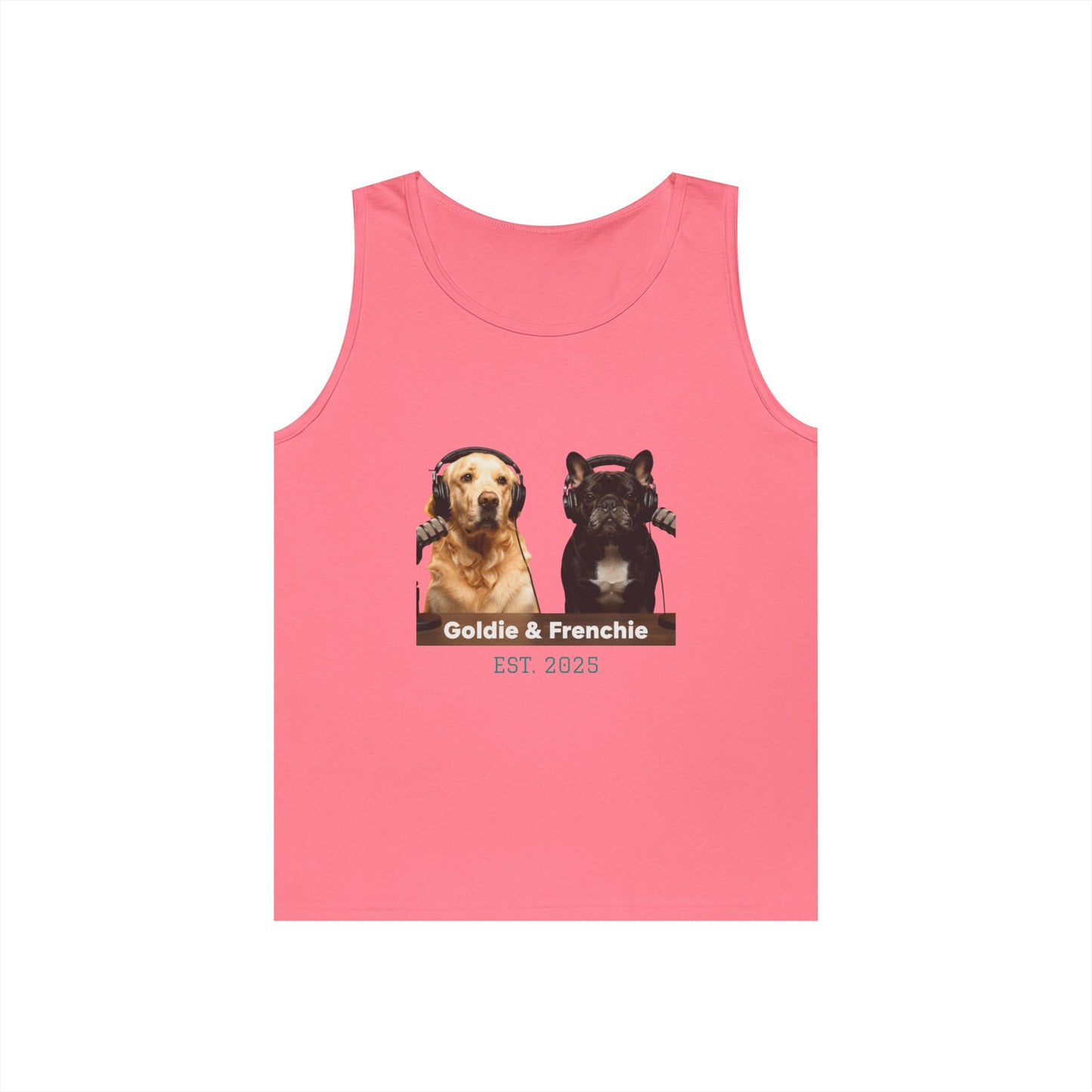 Goldie & Frenchie Front and Back Tank Top - Unisex