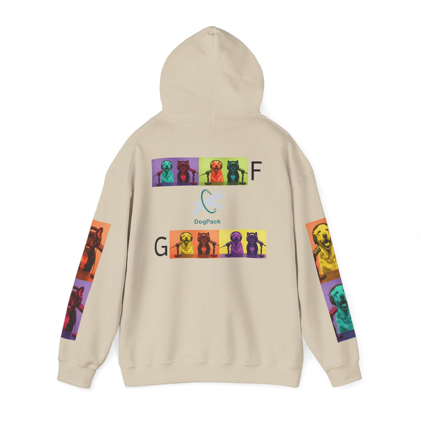 Goldie & Frenchie Cruisin' Hoodie — G&F "Windows down, music up" - Warhol inspired