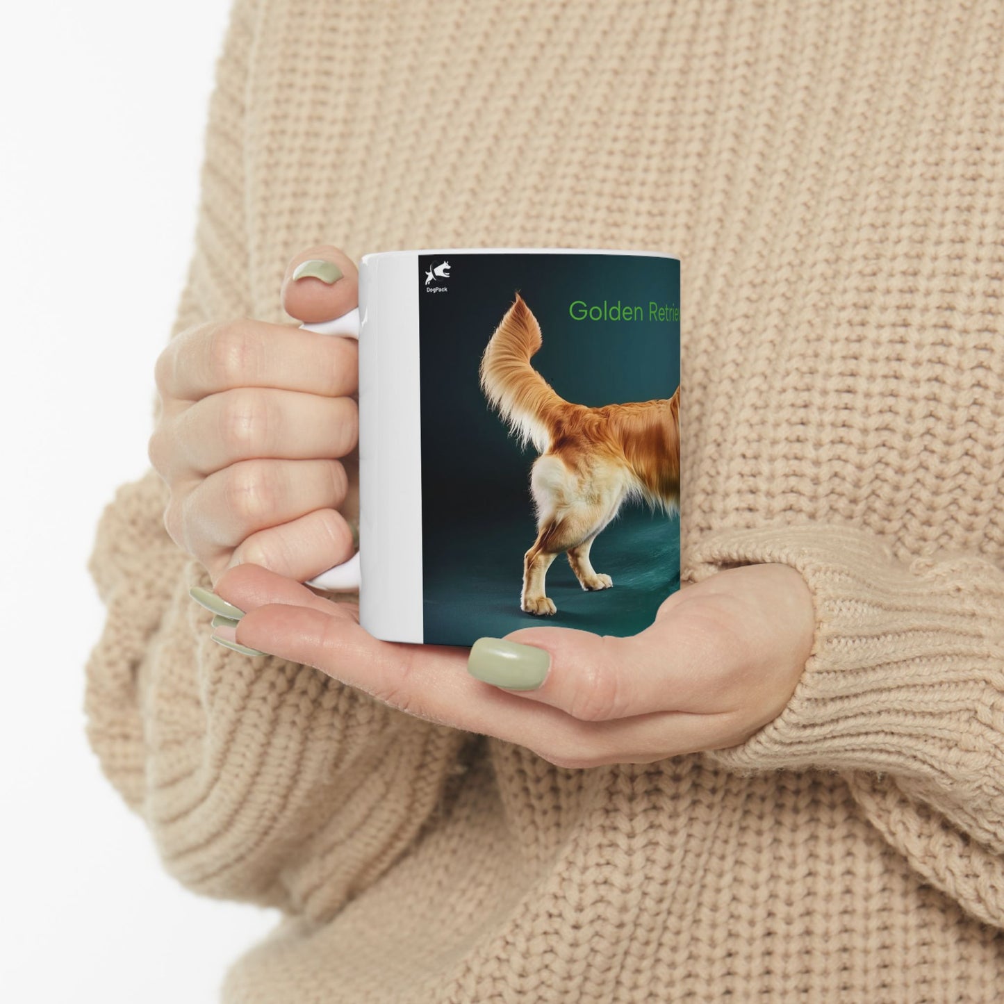 Golden Retriever Ceramic Mug – Golden Retriever Dog Breed Coffee Cup (11oz, 15oz)