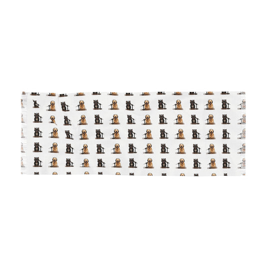 Goldie & Frenchie Lightweight Pattern Scarf — Perfect for All Seasons