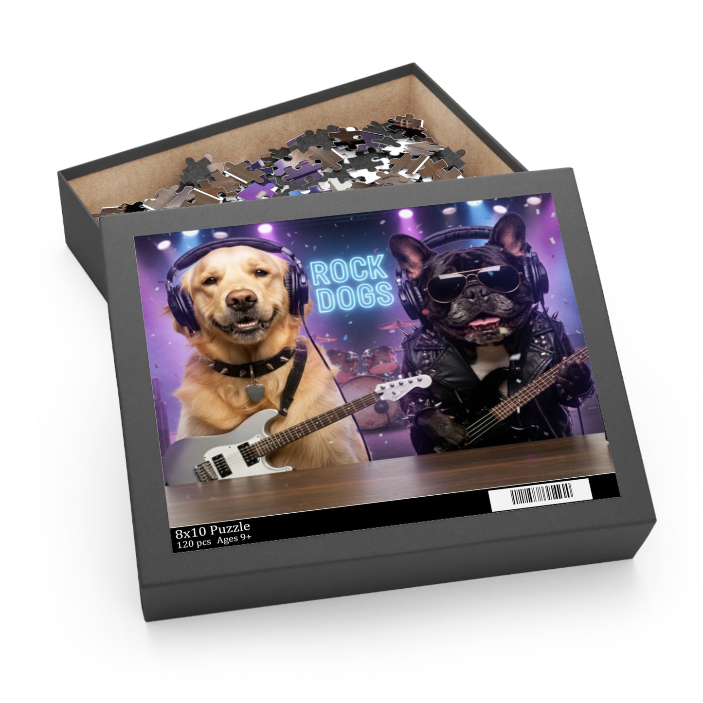 Goldie & Frenchie 'Rock Dogs' Puzzle - 120/252/500 - Piece Jigsaw Puzzle
