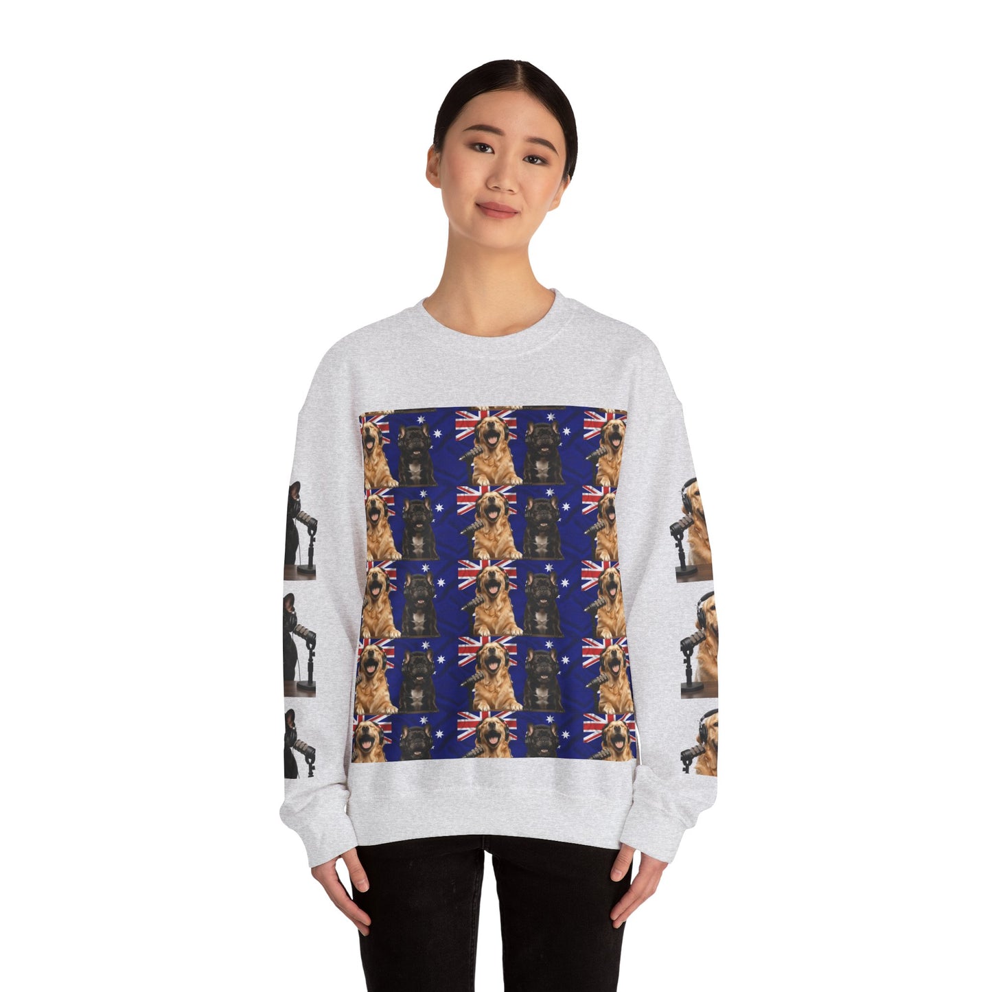 Goldie & Frenchie Australian Pride Crewneck Sweatshirt — Fully Printed Special Edition - Ships from Australia + New Zealand