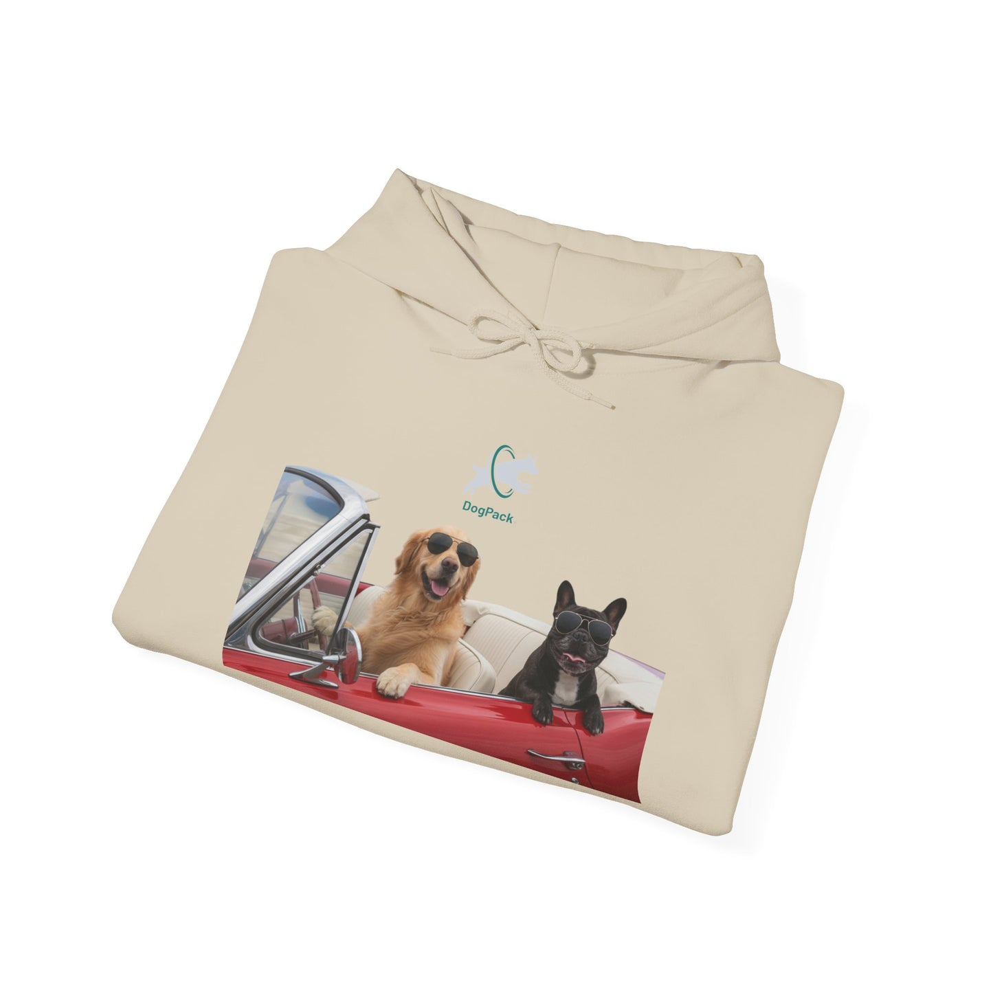 Goldie & Frenchie Cruisin' Hoodie — G&F "Windows down, music up" - Warhol inspired