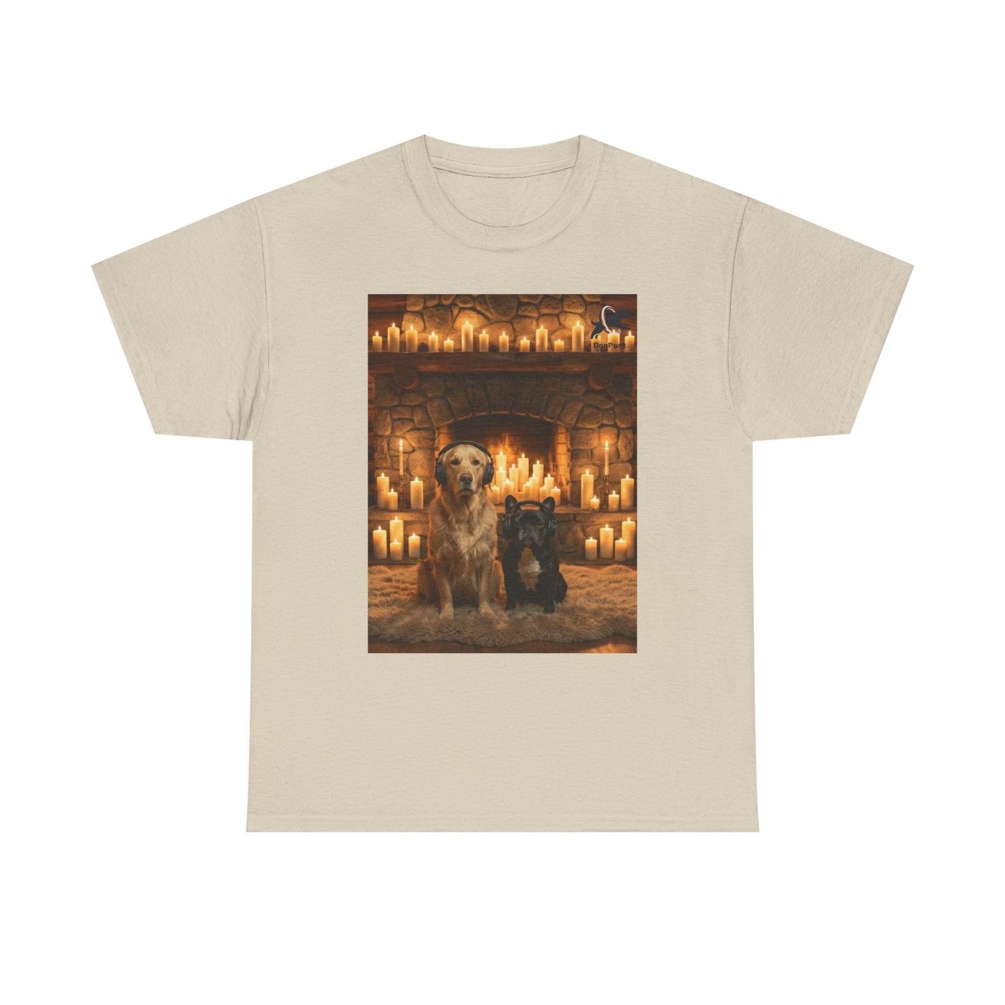 Goldie & Frenchie Staying Warm Front & Back Canada T‑Shirt - Ships from Canada