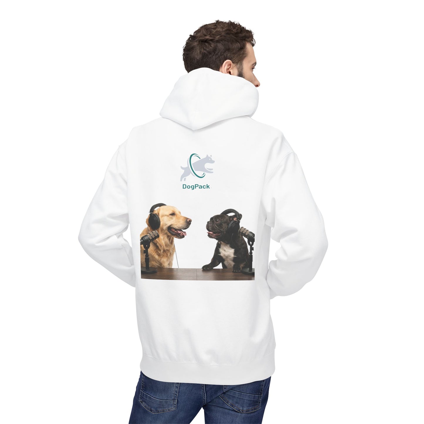 Custom Goldie & Frenchie with Your Dog! Soft Style Podcast Hoodie