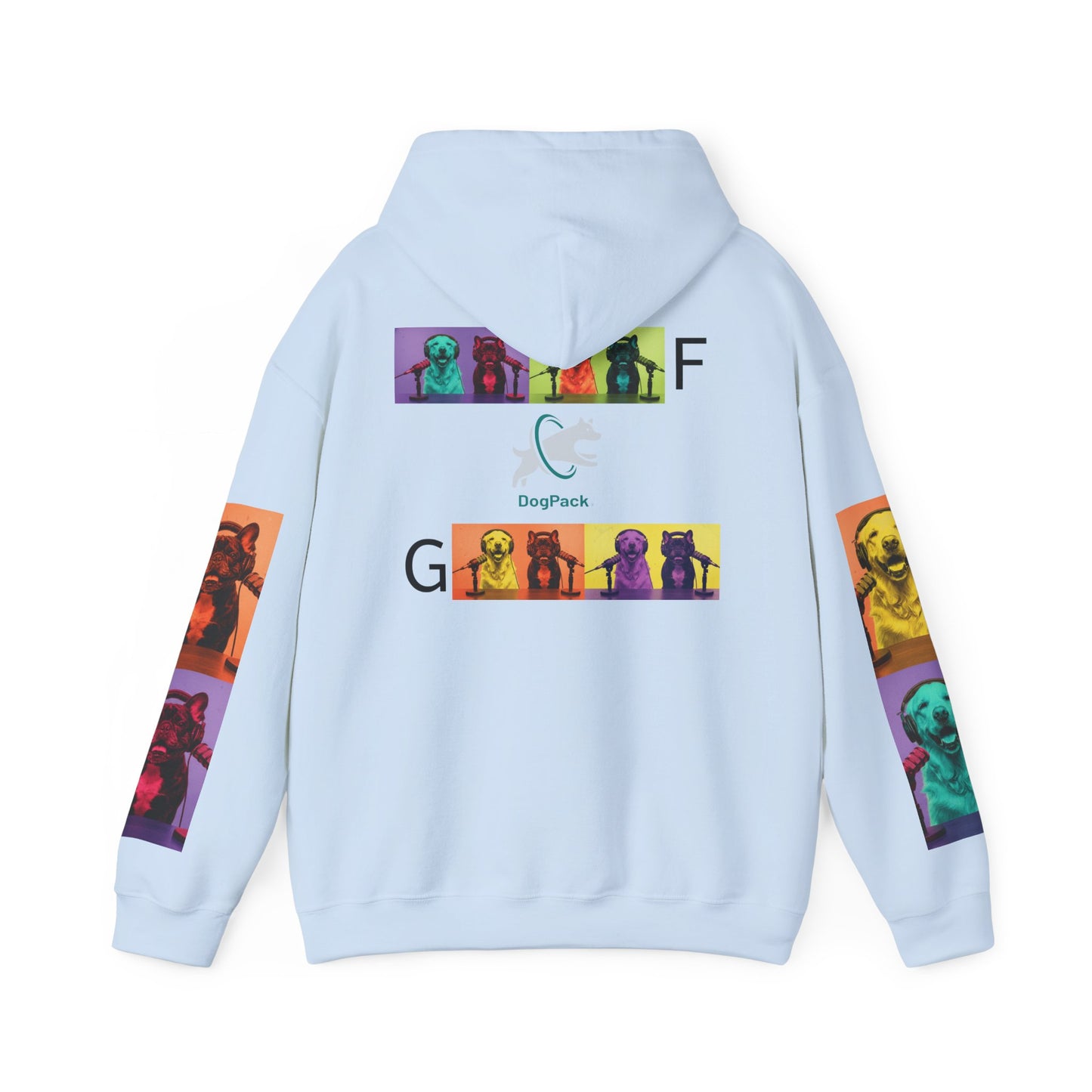 Goldie & Frenchie Cruisin' Hoodie — G&F "Windows down, music up" - Warhol inspired