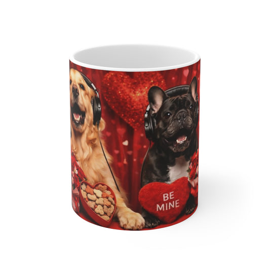 Goldie & Frenchie Valentines Day Coffee Mug (11oz/15oz/20oz) - Made and Ships from Canada