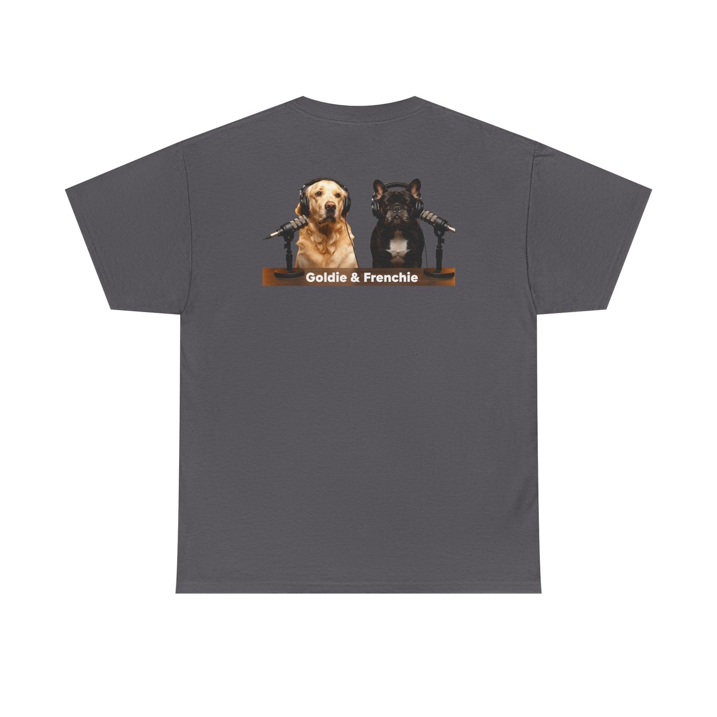 Goldie & Frenchie Staying Warm Front & Back Canada T‑Shirt - Ships from Canada