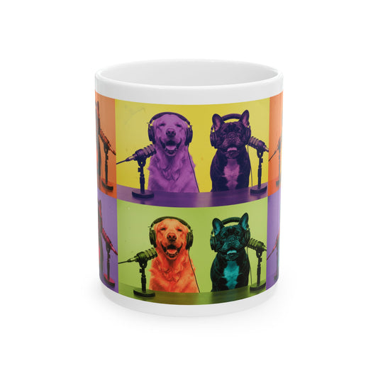 Goldie & Frenchie Warhol Inspired Pop Art Mug - (11oz & 15 oz)