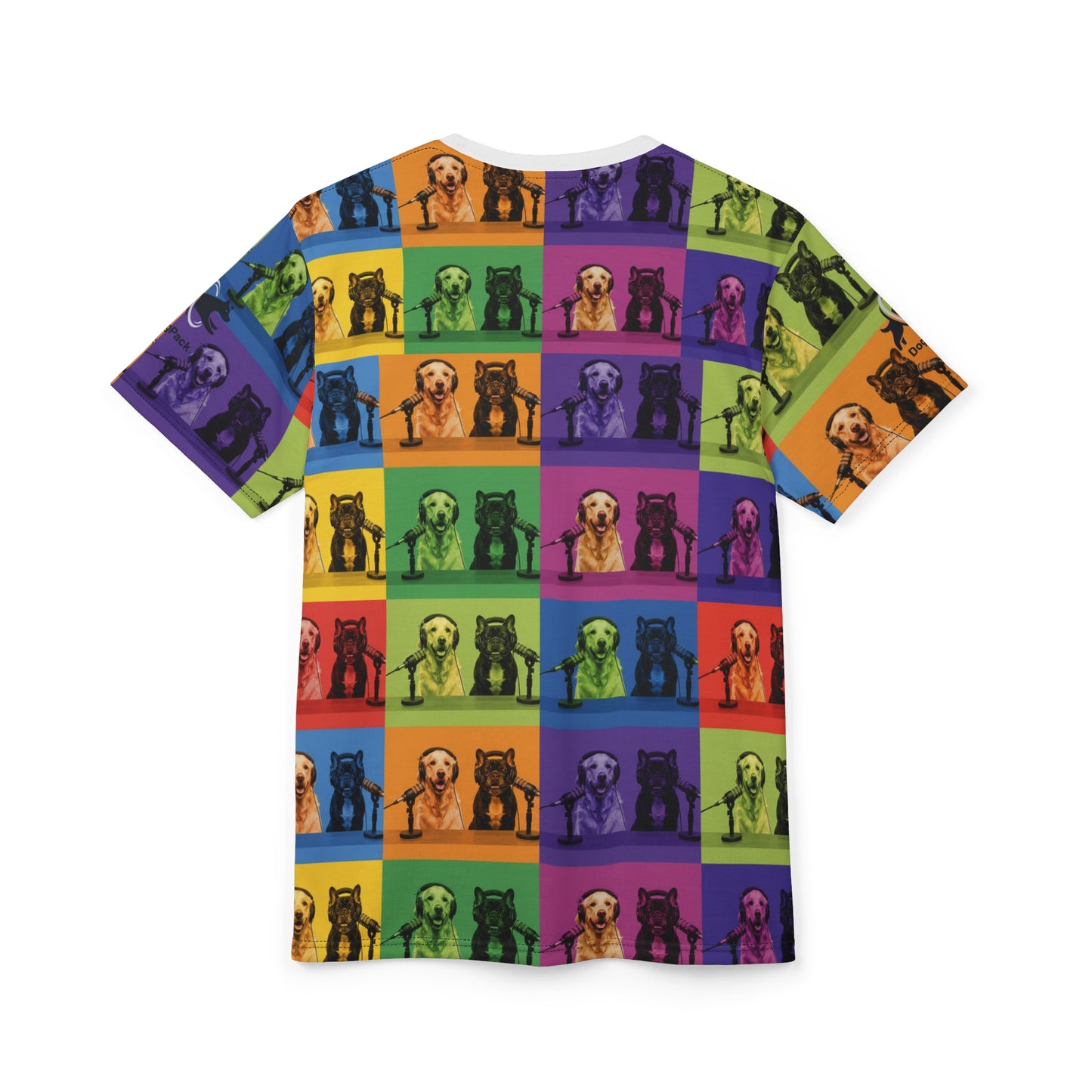 Goldie & Frenchie - The Ultimate Fan - Pop Art Rainbow T‑Shirt