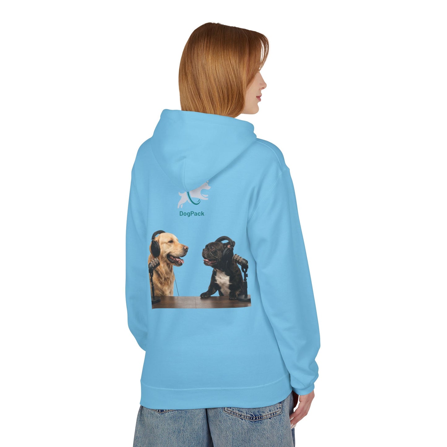 Custom Goldie & Frenchie with Your Dog! Soft Style Podcast Hoodie
