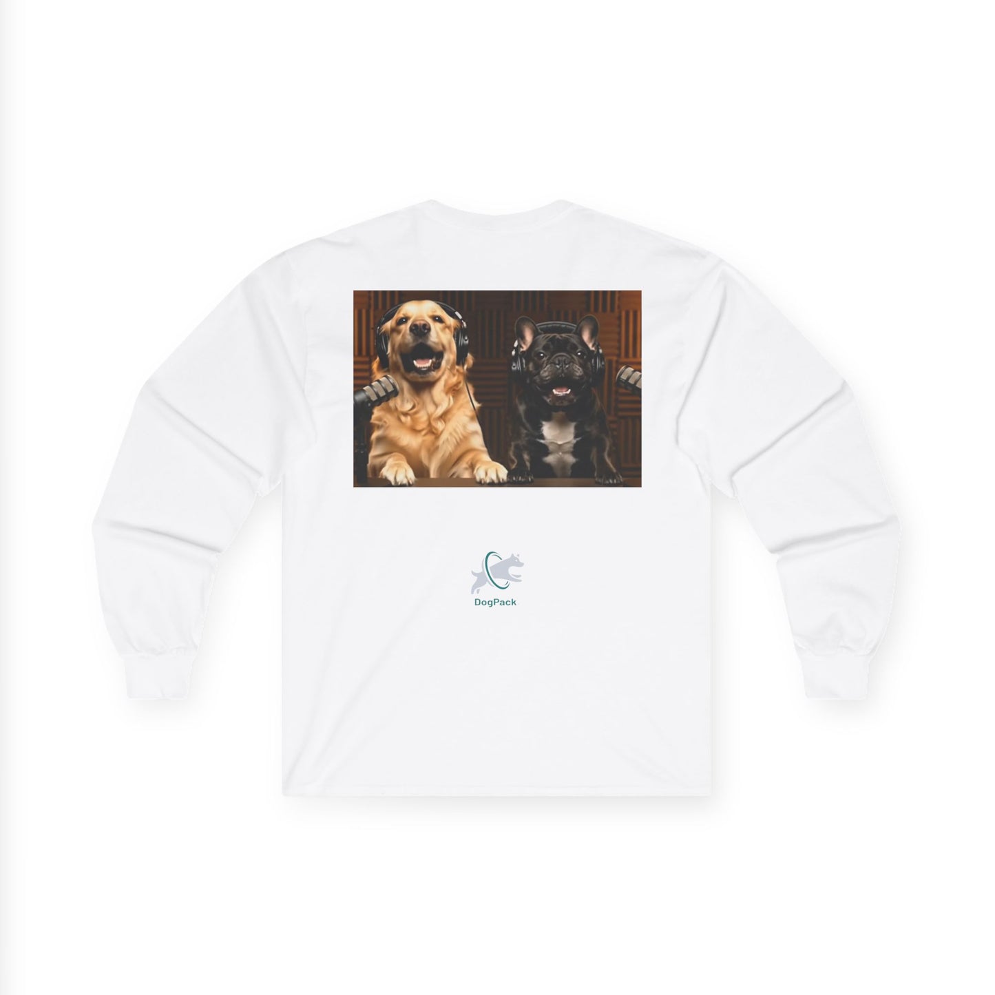Goldie & Frenchie Long Sleeve Tee - Front and Back