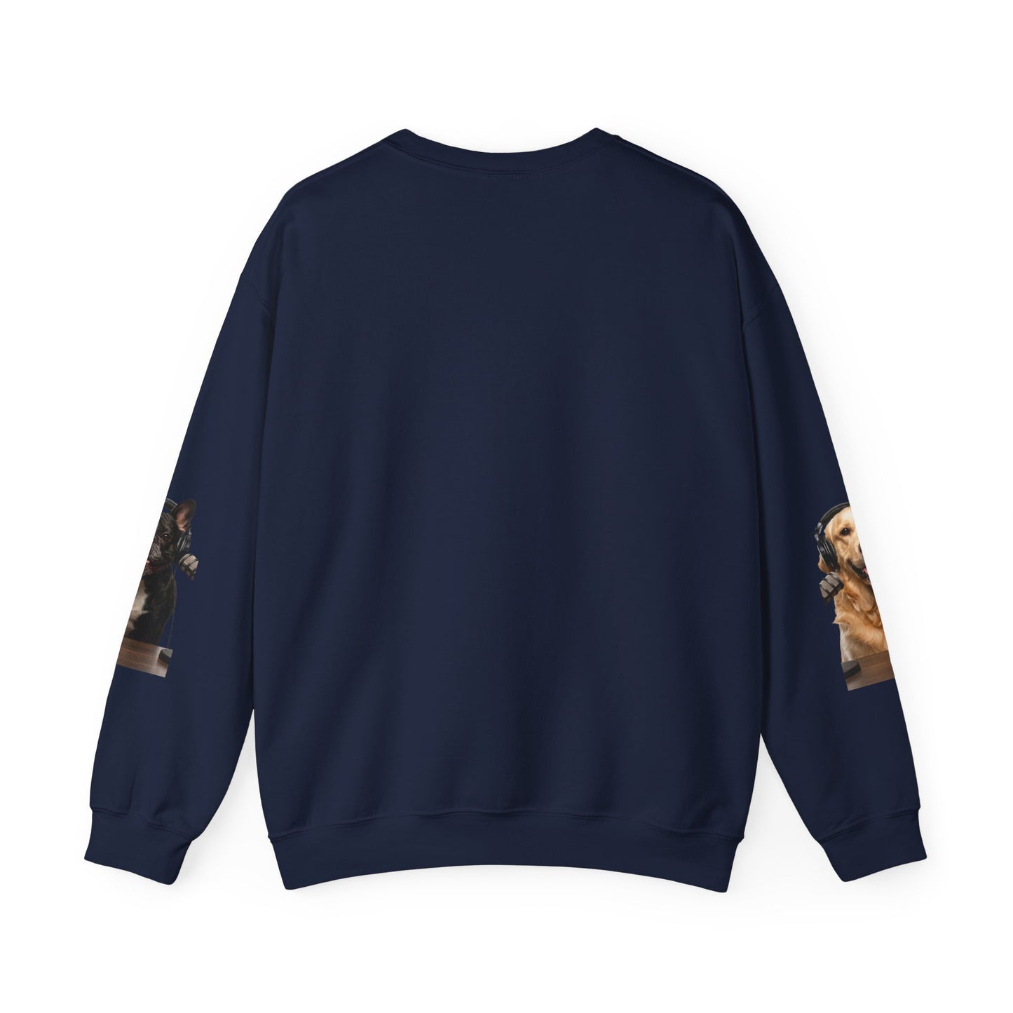 Goldie & Frenchie Smiling Crewneck with G&F sleeves