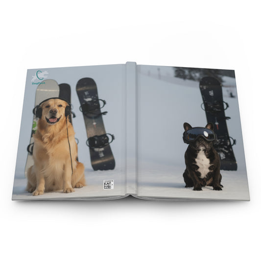 Goldie & Frenchie Snowboarding Notebook