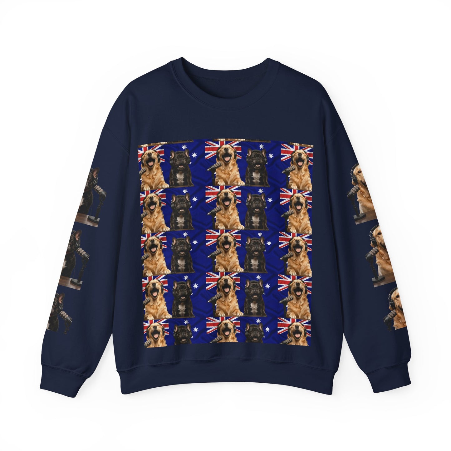 Goldie & Frenchie Australian Pride Crewneck Sweatshirt — Fully Printed Special Edition - Ships from Australia + New Zealand