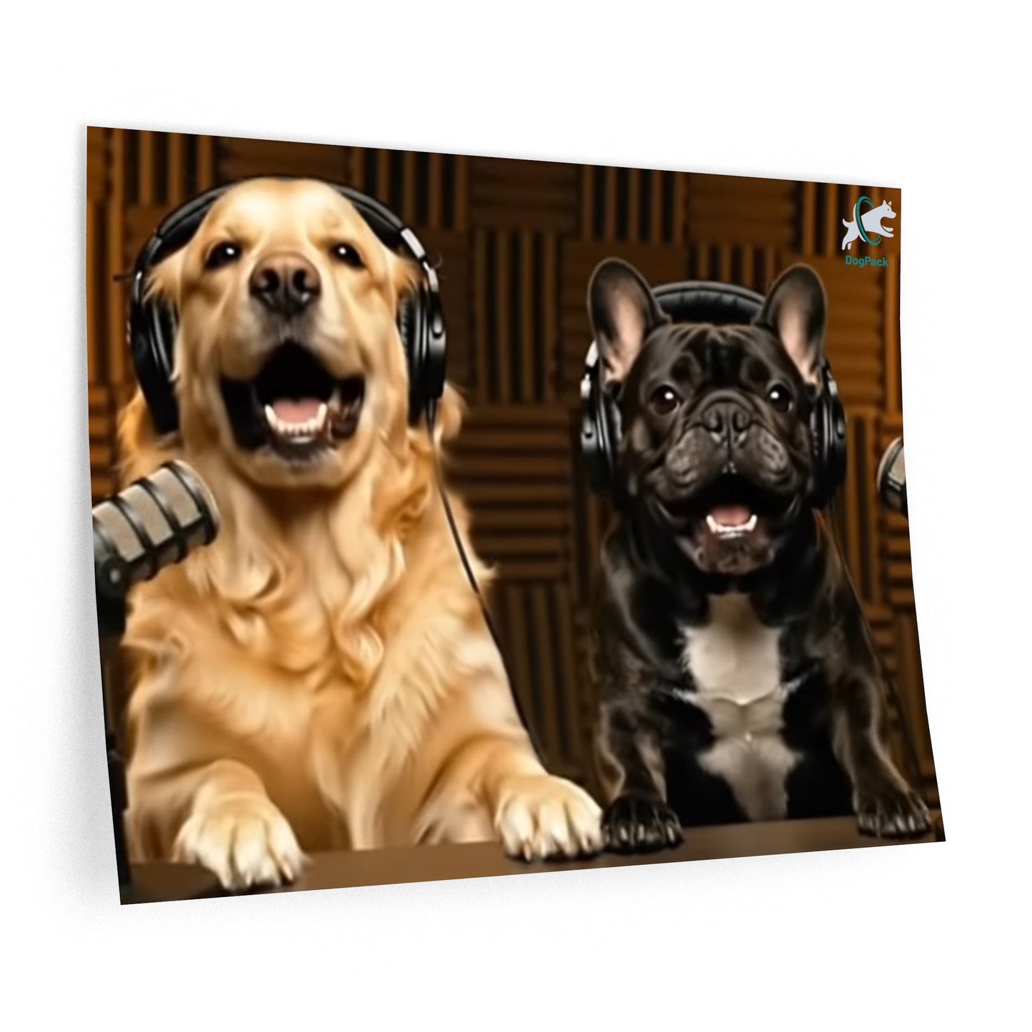 Goldie & Frenchie Laughing Wall Decal