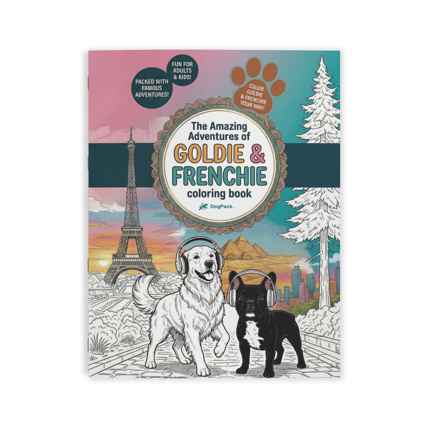 Goldie & Frenchie Coloring Book - The Amazing Adventures
