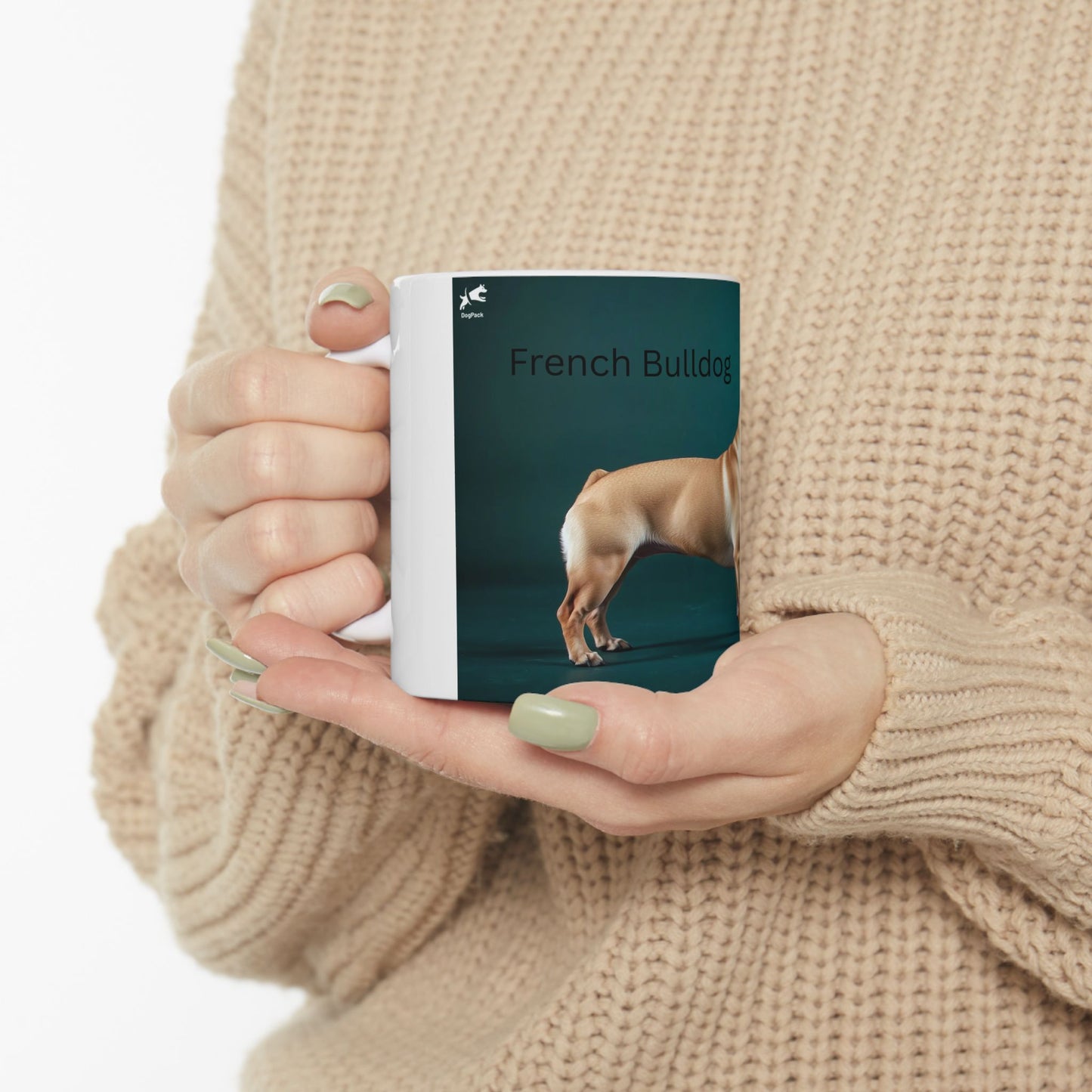 French Bulldog Ceramic Mug — French Bulldog Dog Breed Coffee Cup (11oz/15oz)