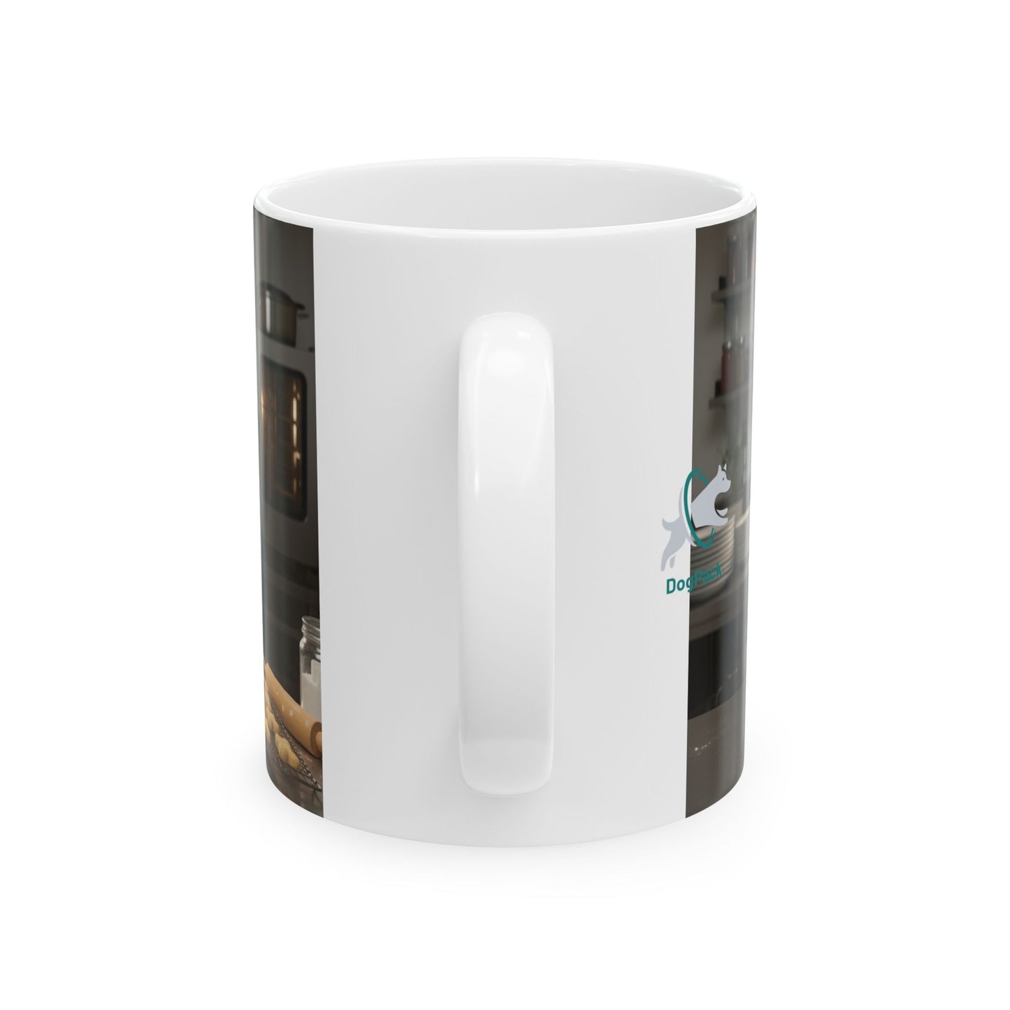 Goldie & Frenchie 'Helping in the Kitchen' - Coffee Ceramic Mug, (11oz, 15oz)