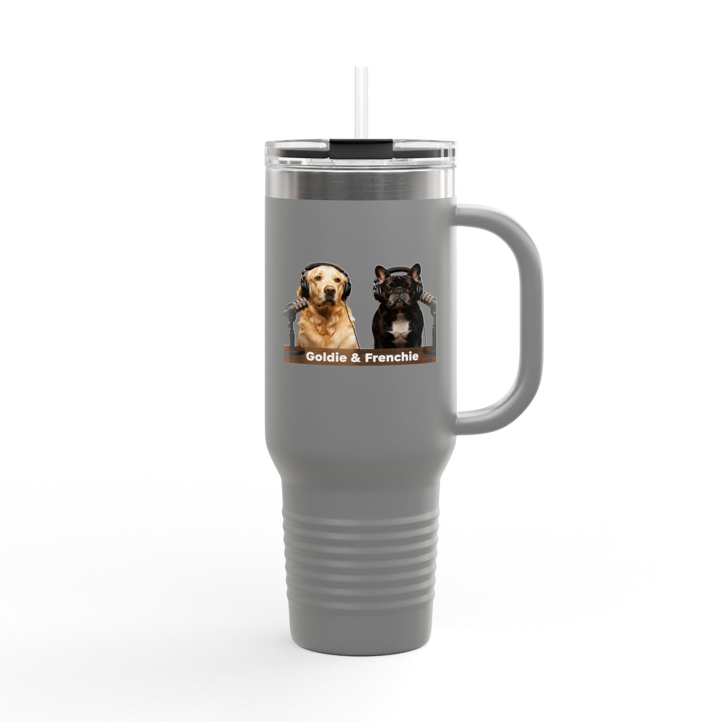 Goldie & Frenchie 40oz Insulated Travel Mug