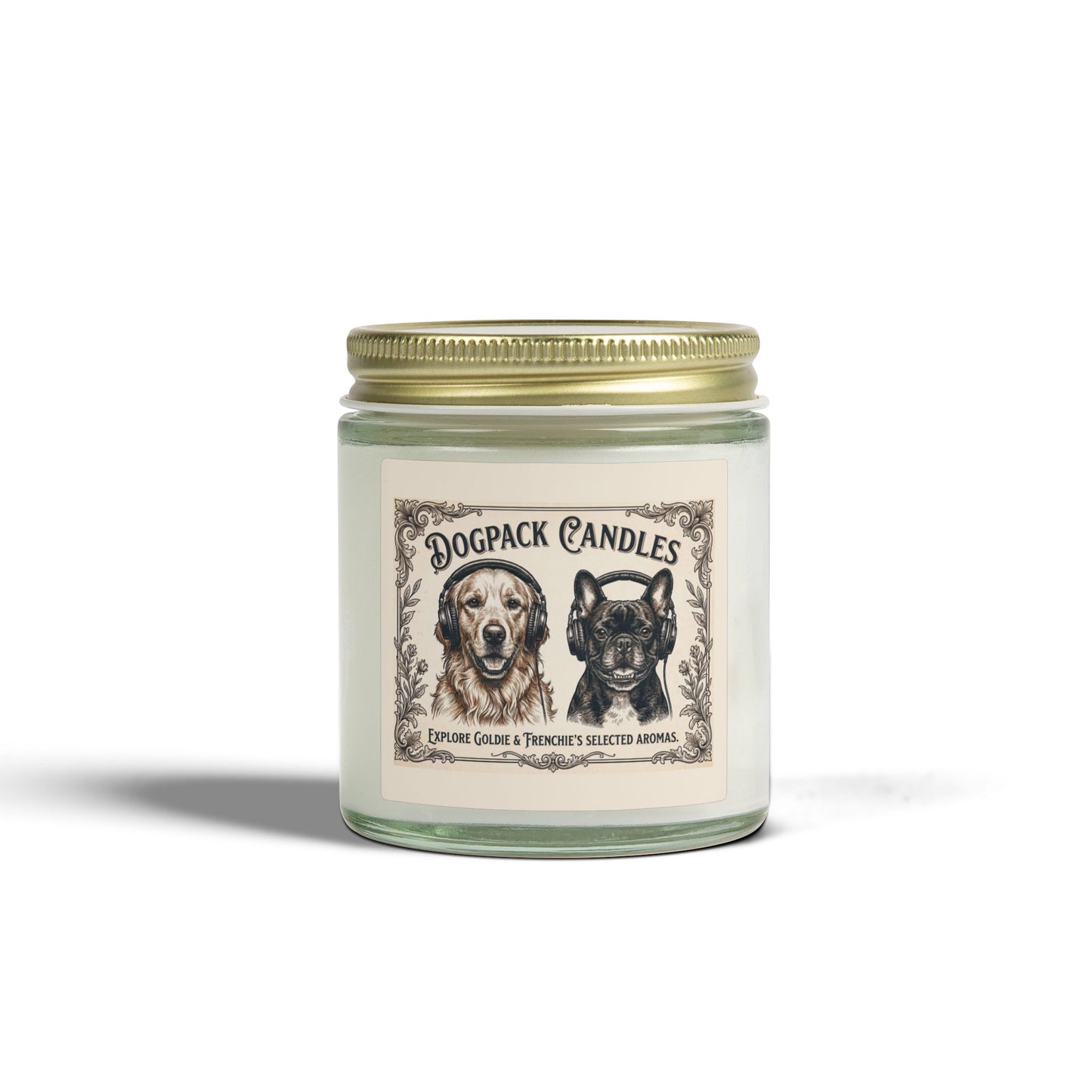 Goldie & Frenchie Scented Candle — Coconut Apricot Wax (4oz / 9oz)