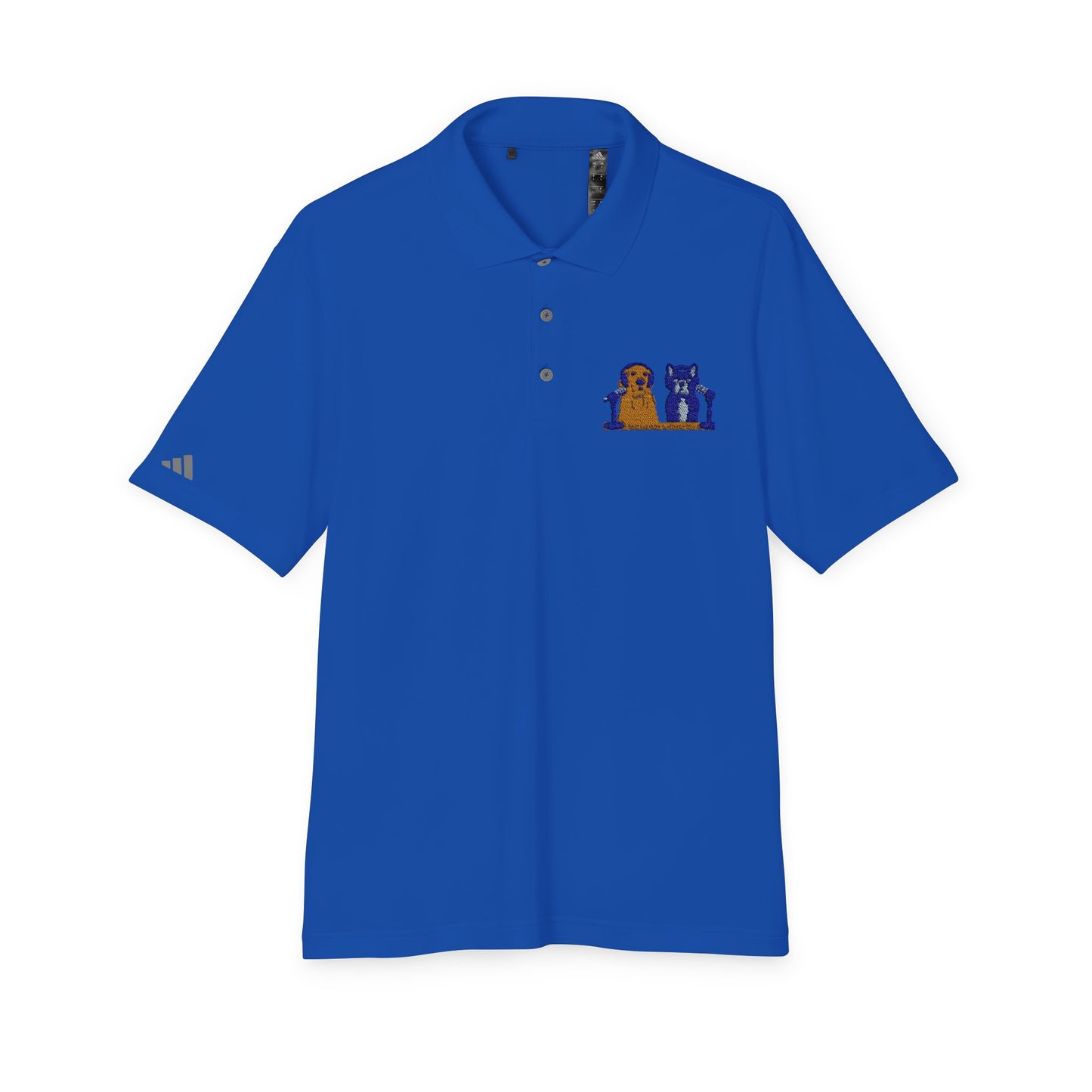 Goldie & Frenchie Embroidered Logo High Performance Polo | Customized adidas®