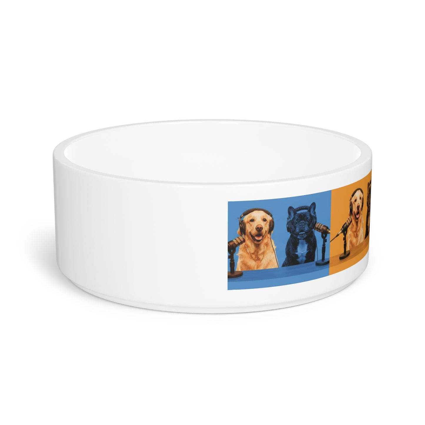 Goldie & Frenchie Pet Bowl for Food or Water - Pop Art Inspired