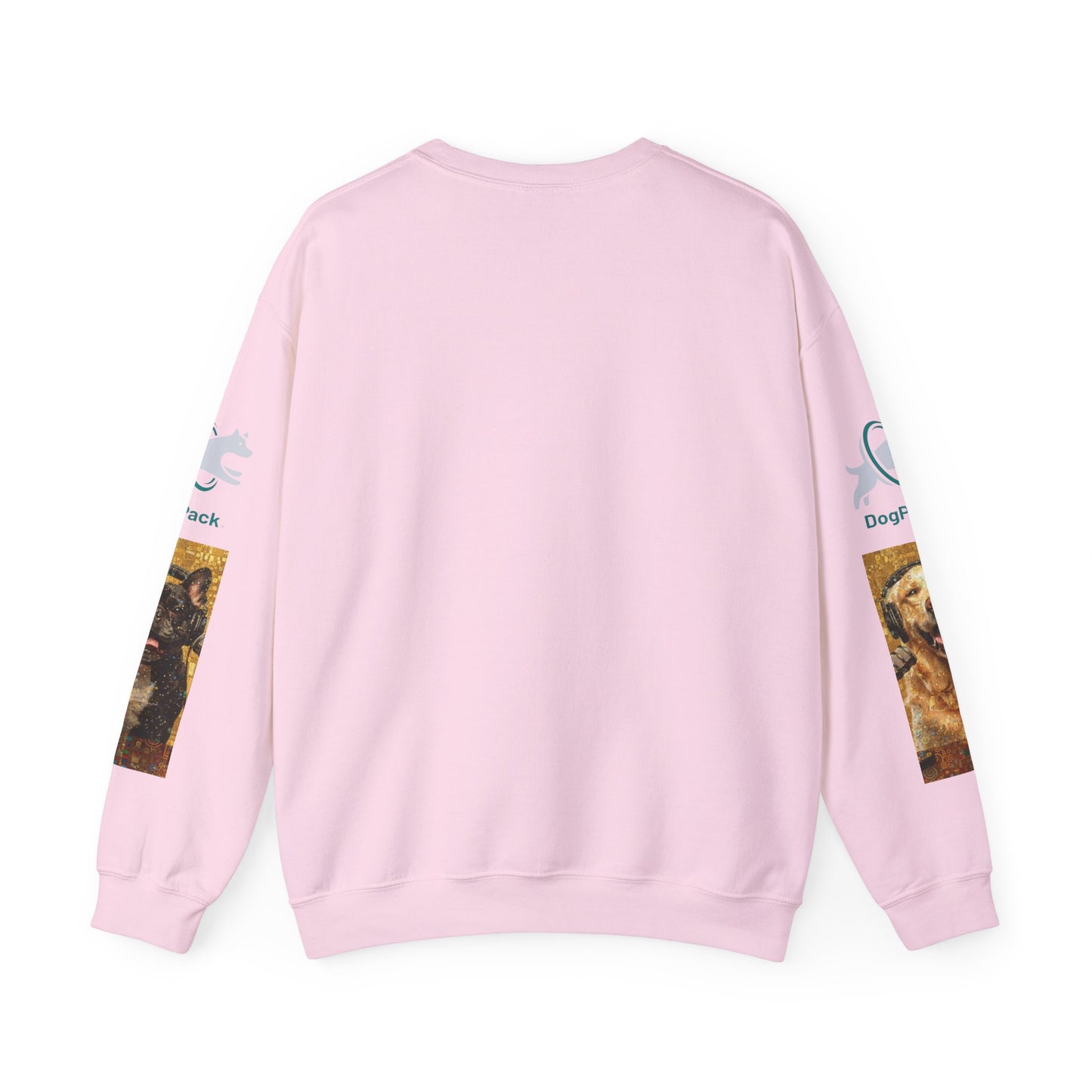 Goldie & Frenchie Chatting Crewneck with Klimt style G&F sleeves