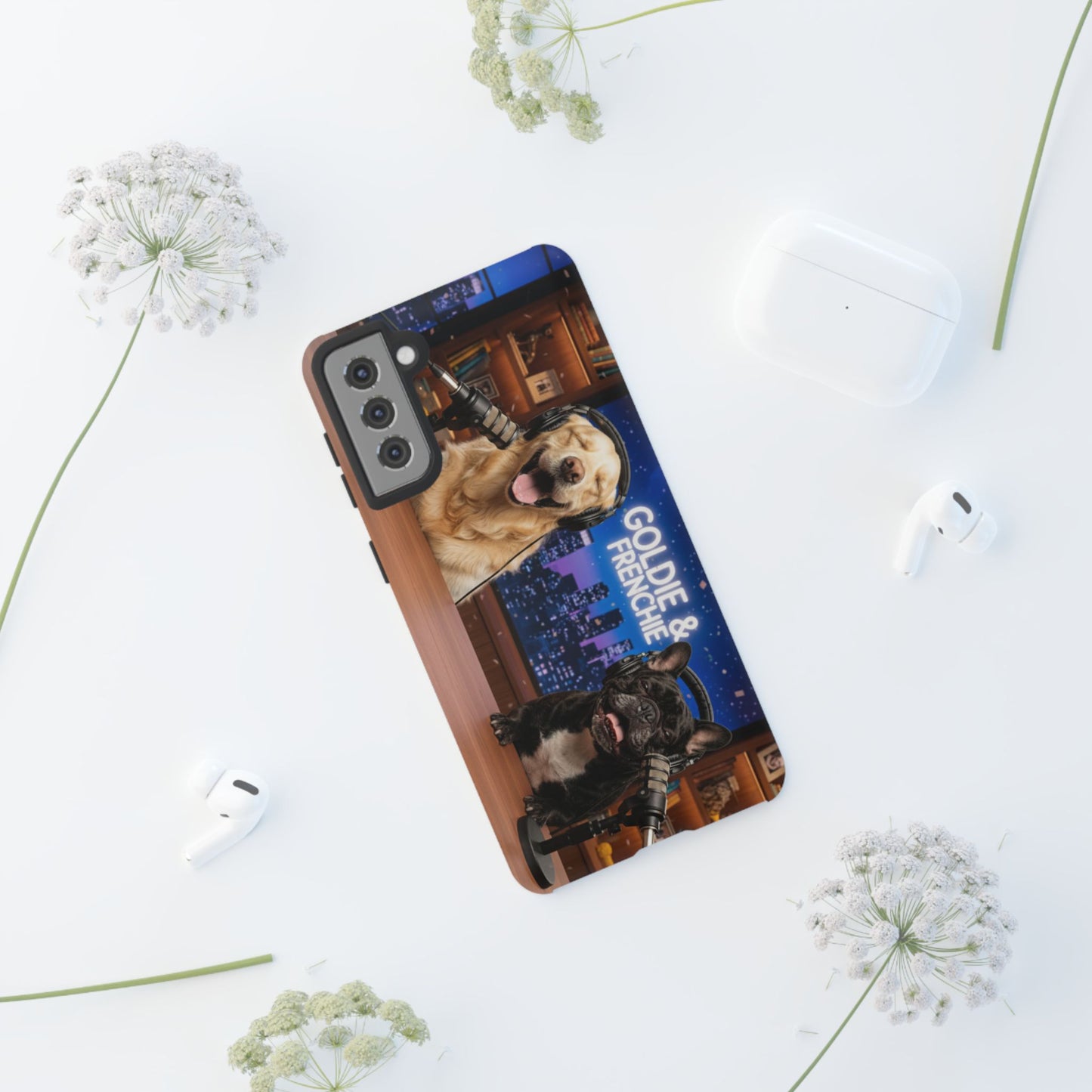 Goldie & Frenchie Talk Show LOL Laughing out Loud Samsung Google Android Cases