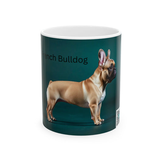 French Bulldog Ceramic Mug — French Bulldog Dog Breed Coffee Cup (11oz/15oz)
