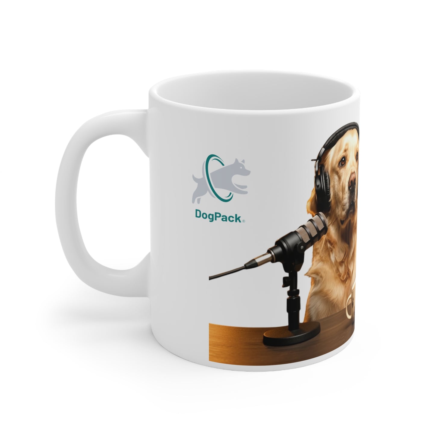 Goldie & Frenchie Dog Podcast Coffee Mug — 11oz & 15oz Quality Ceramic - Ships from United Kingdom