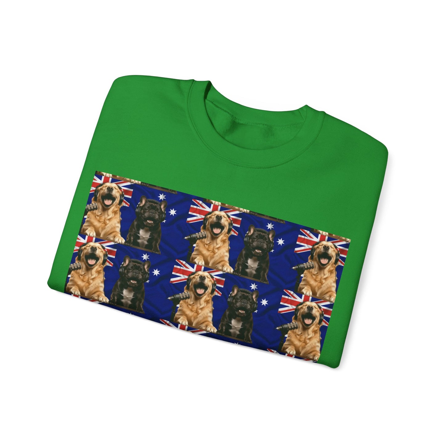 Goldie & Frenchie Australian Pride Crewneck Sweatshirt — Fully Printed Special Edition - Ships from Australia + New Zealand