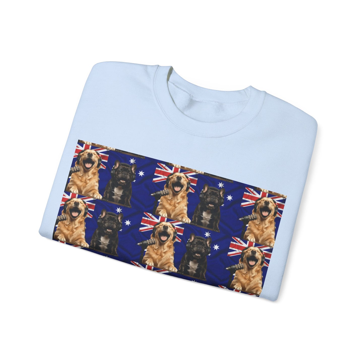 Goldie & Frenchie Australian Pride Crewneck Sweatshirt — Fully Printed Special Edition - Ships from Australia + New Zealand