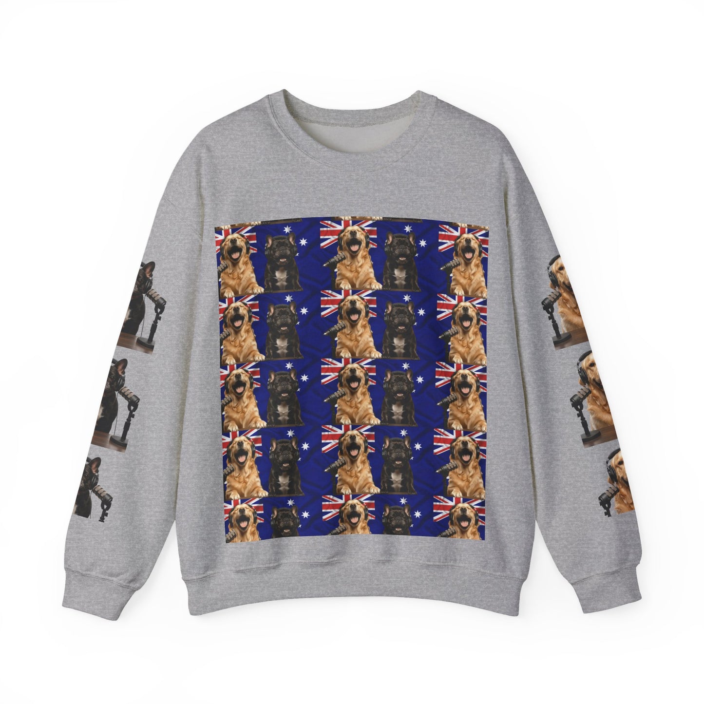 Goldie & Frenchie Australian Pride Crewneck Sweatshirt — Fully Printed Special Edition - Ships from Australia + New Zealand