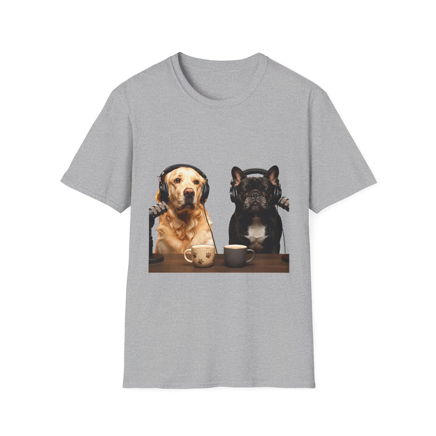 Goldie & Frenchie back & front Softstyle T-shirt