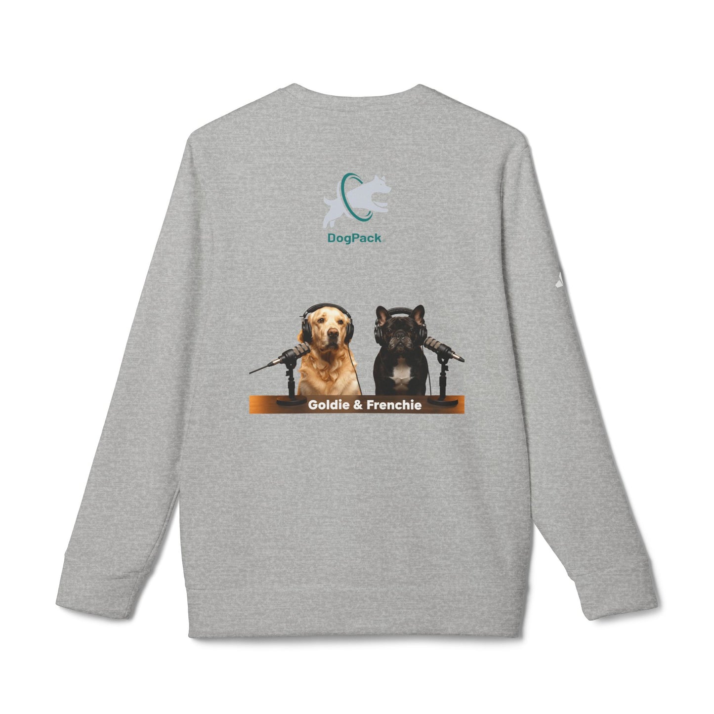 DogPack® Goldie & Frenchie™ Classic Crewneck Sweatshirt — adidas Sustainable Fleece
