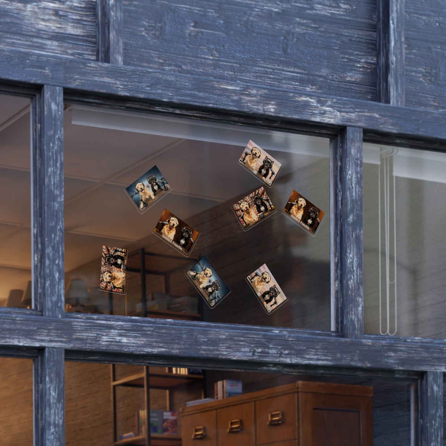 Goldie & Frenchie Sticker Sheet 40 Pack — 10 sheets of 4 stickers per sheet - Best Selling Designs