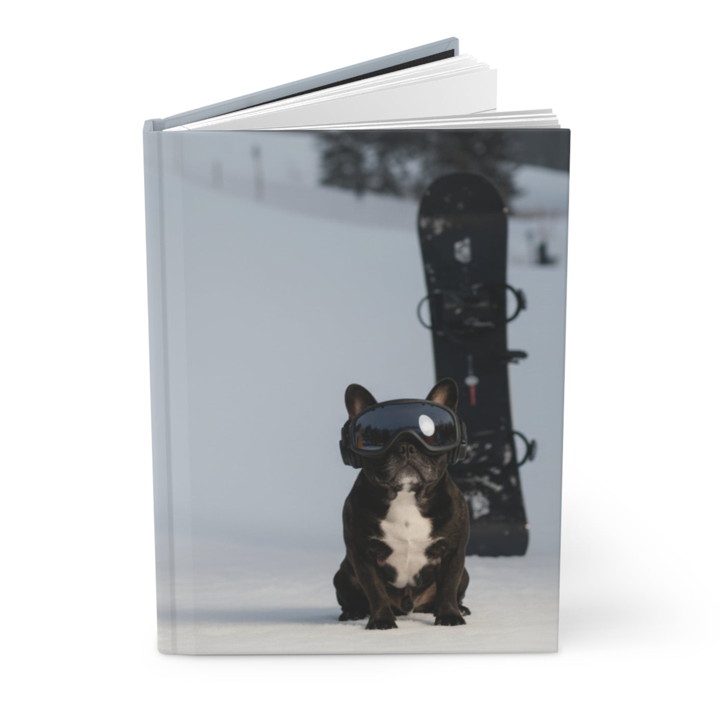 Goldie & Frenchie Snowboarding Notebook