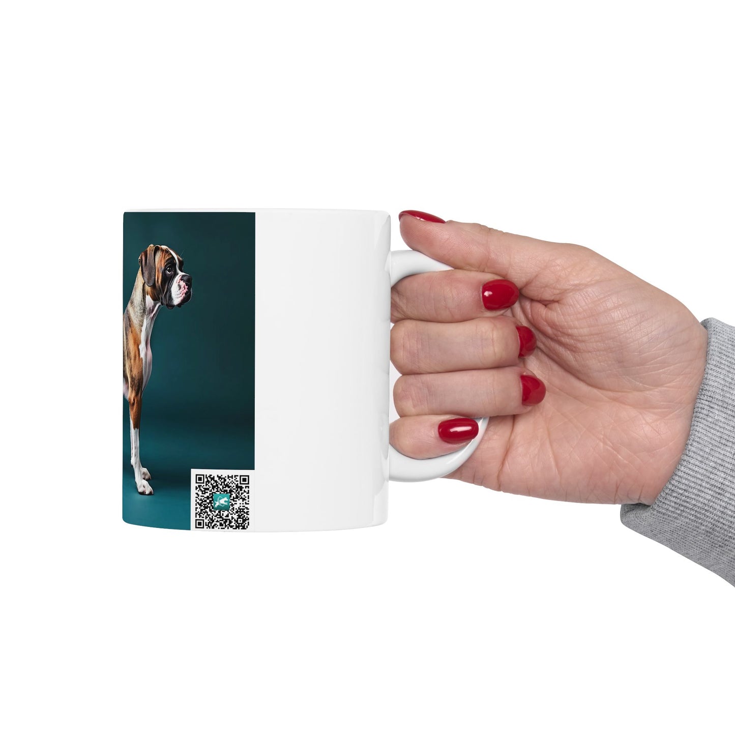 Boxer Dog Ceramic Mug (11oz & 15oz) — Gift for Dog Lovers