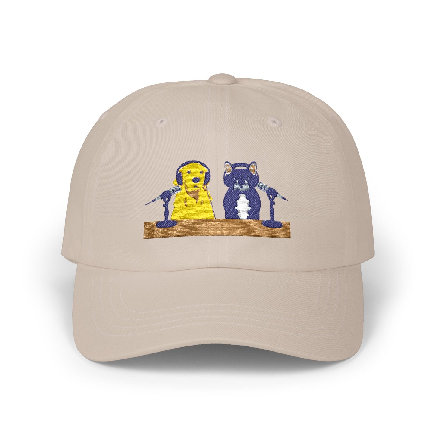 Goldie & Frenchie Embroidered Podcast Hat