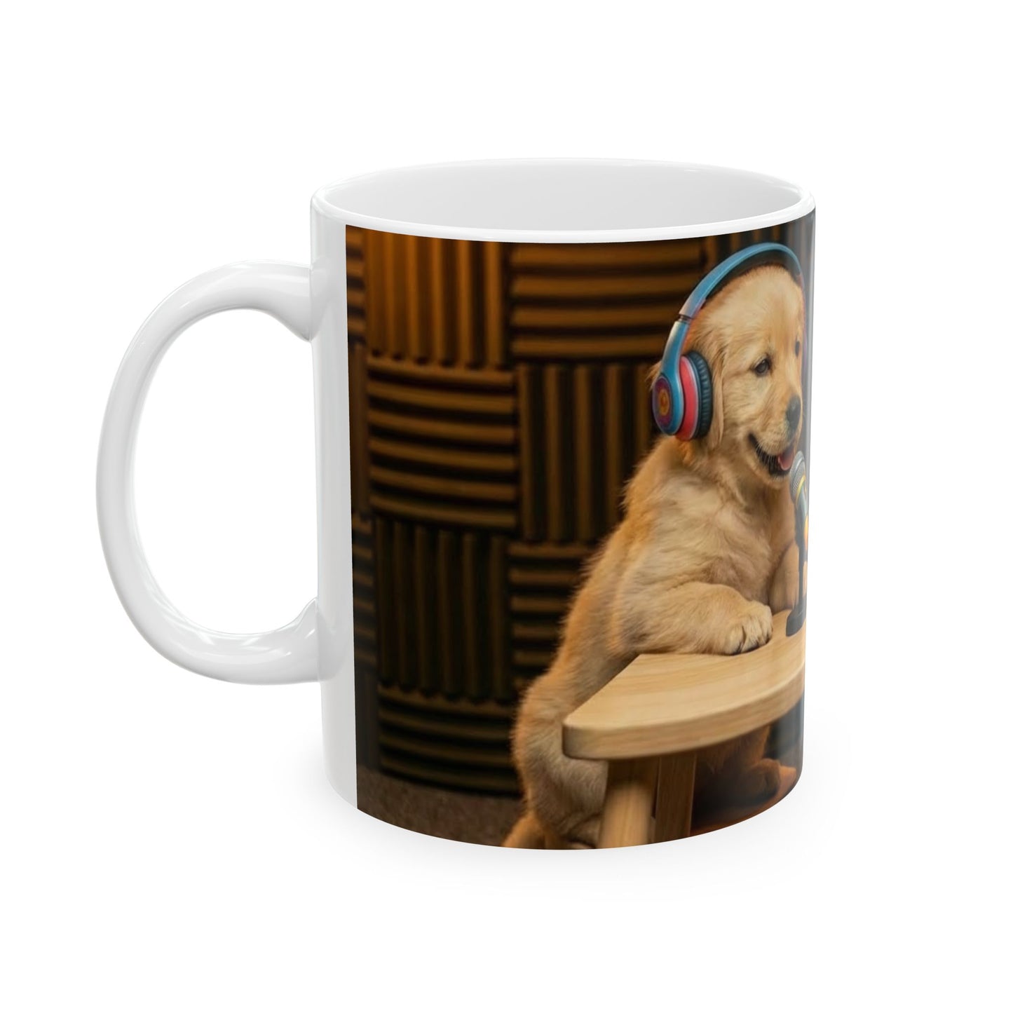Baby Goldie & Frenchie Puppies 'In The Studio' — Mug for Dog Lovers (11oz/15oz)
