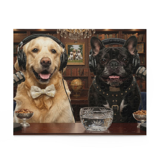Goldie & Frenchie 'Sophistiacted and Wealthy' Puzzle - 120/252/500 - Piece Jigsaw Puzzle