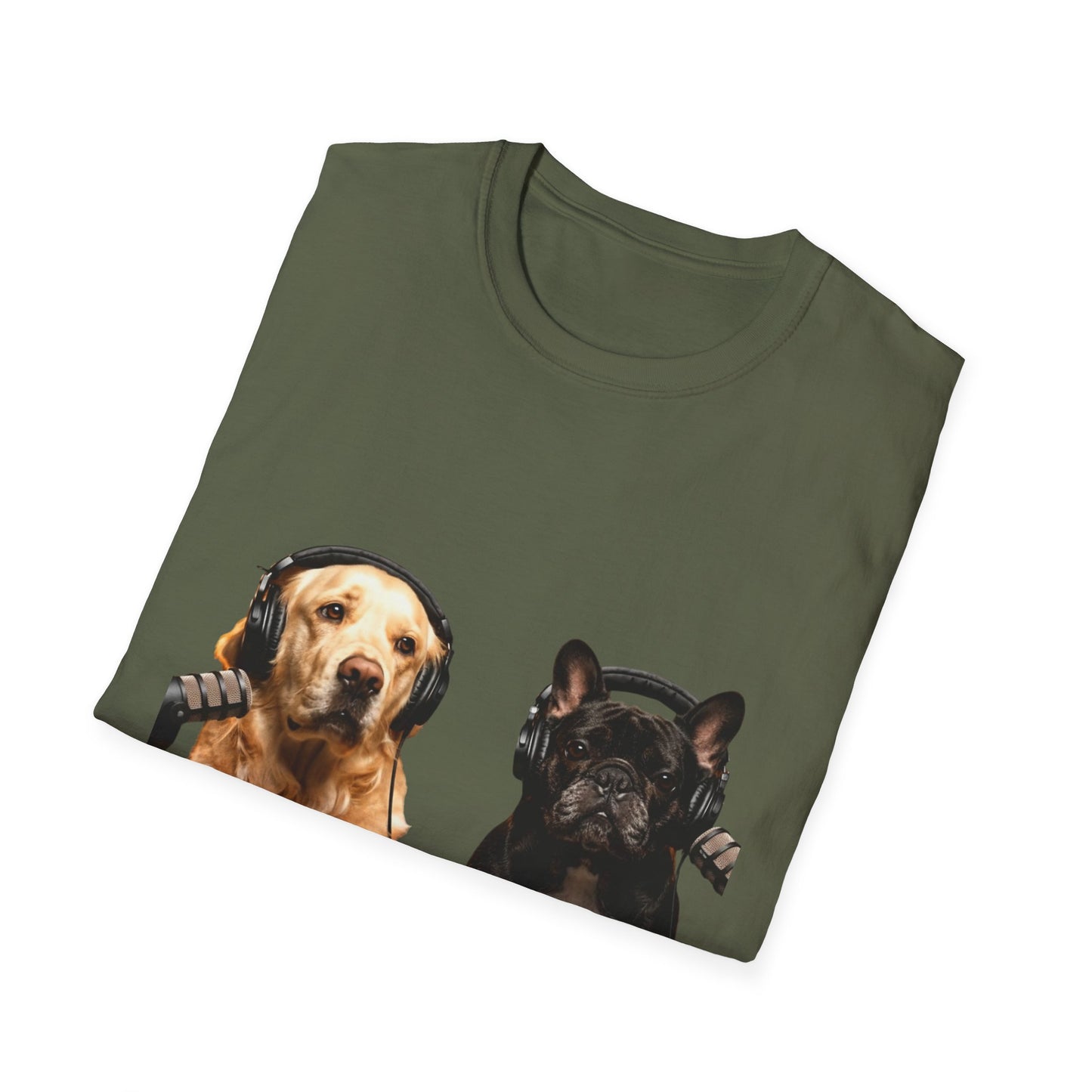 Goldie & Frenchie back & front Softstyle T-shirt