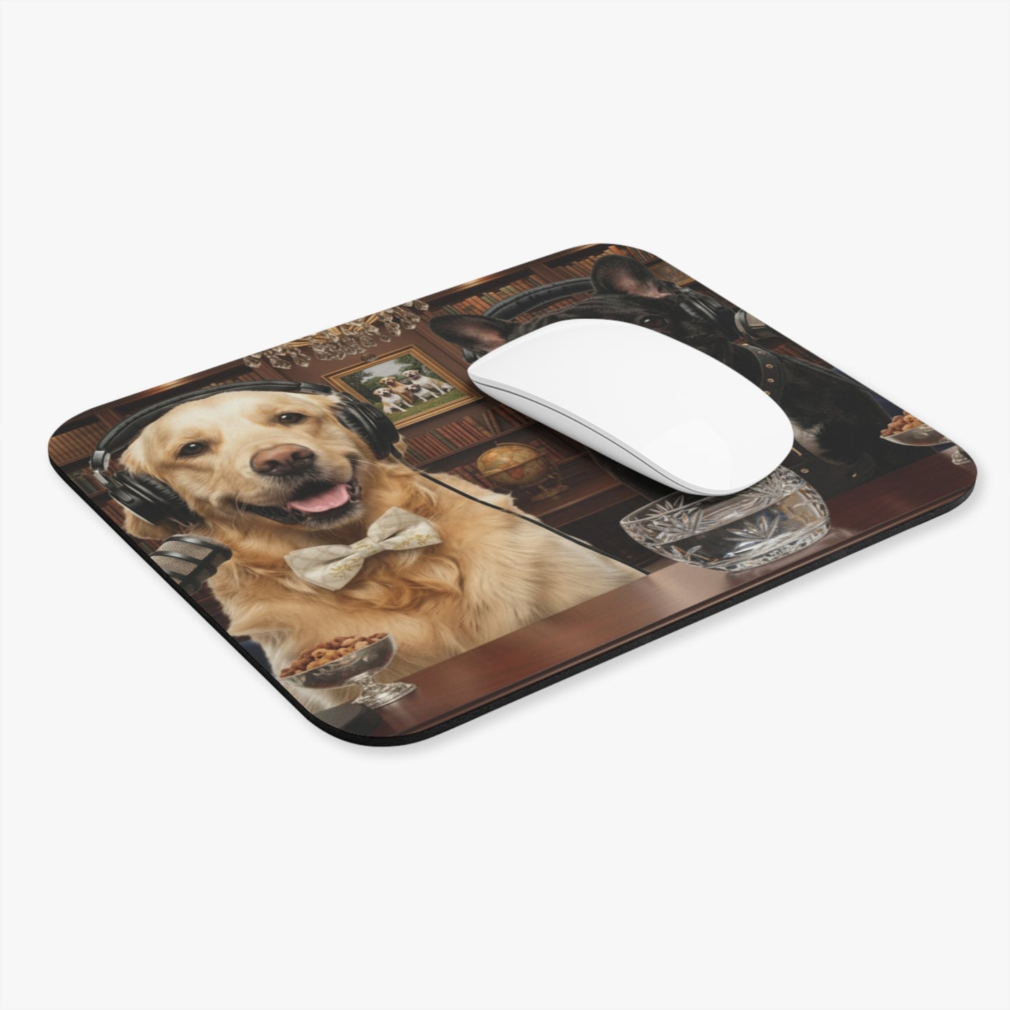 Goldie & Frenchie 'Sophisticated and Wealthy' Mouse Pad
