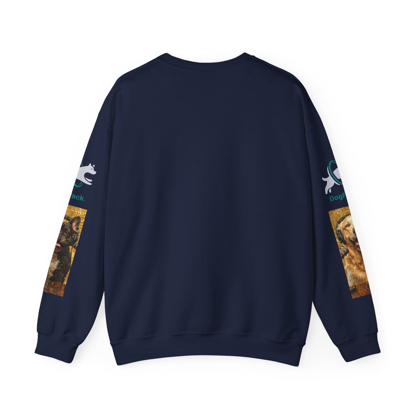 Goldie & Frenchie Chatting Crewneck with Klimt style G&F sleeves