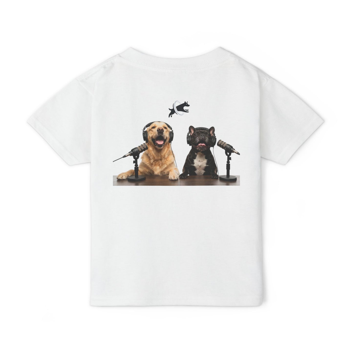 Goldie the Doctor & Frenchie the Baker Toddler T‑Shirt - Front & Back Print