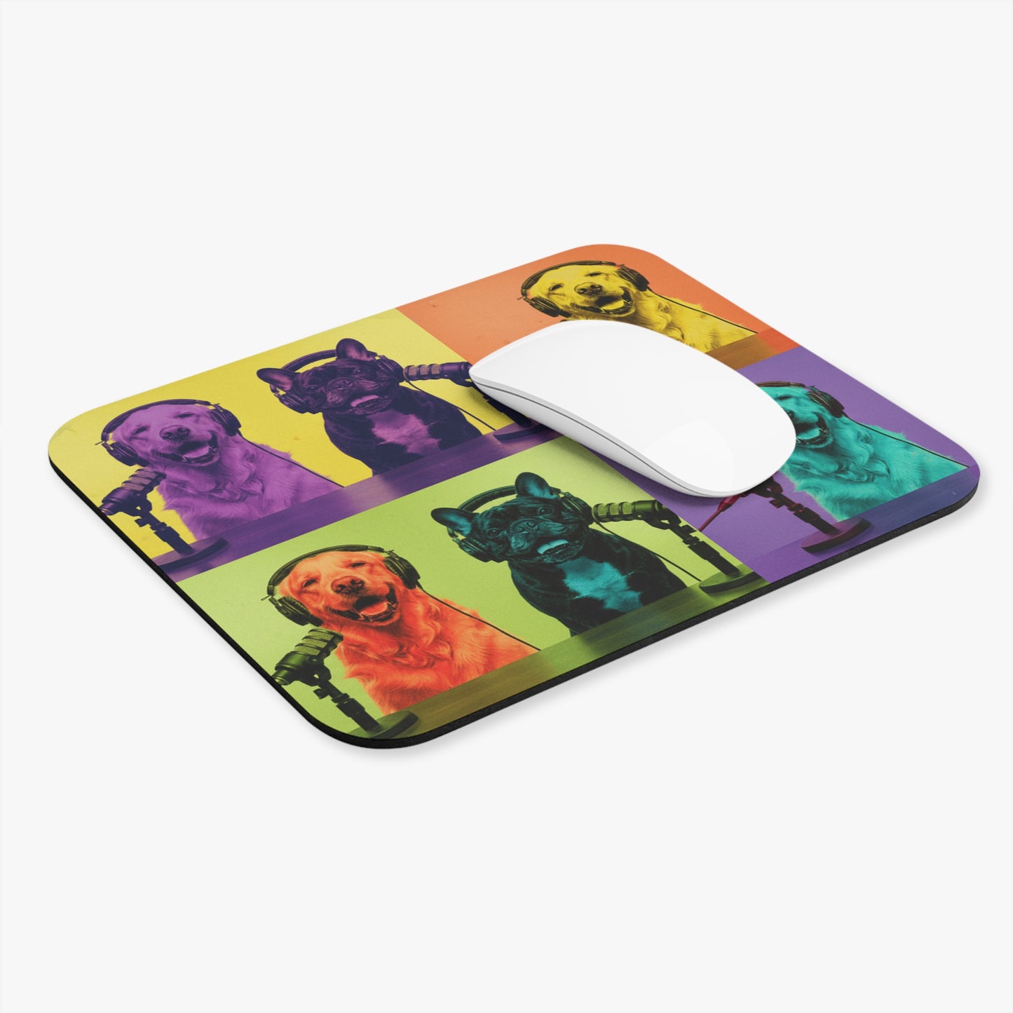Goldie & Frenchie Warhol-inspired Mouse Pad