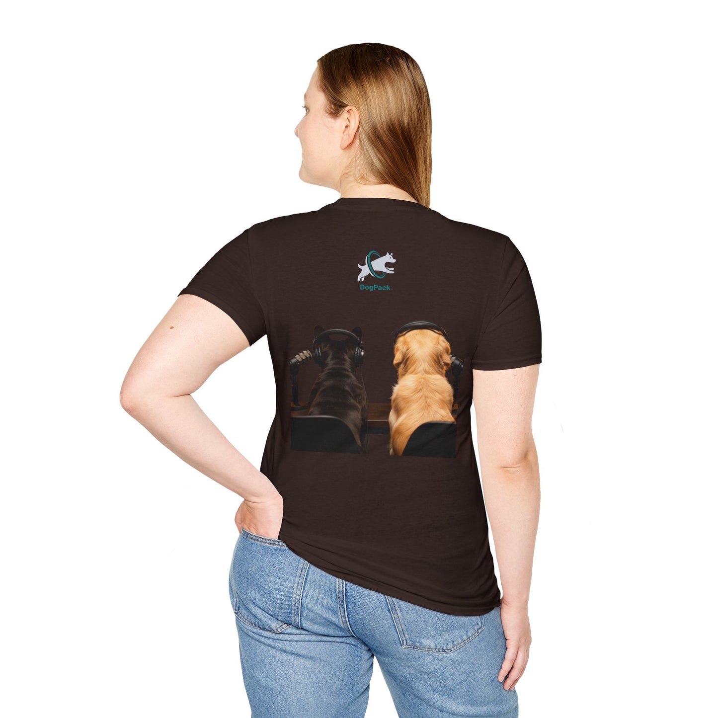 Goldie & Frenchie back & front Softstyle T-shirt