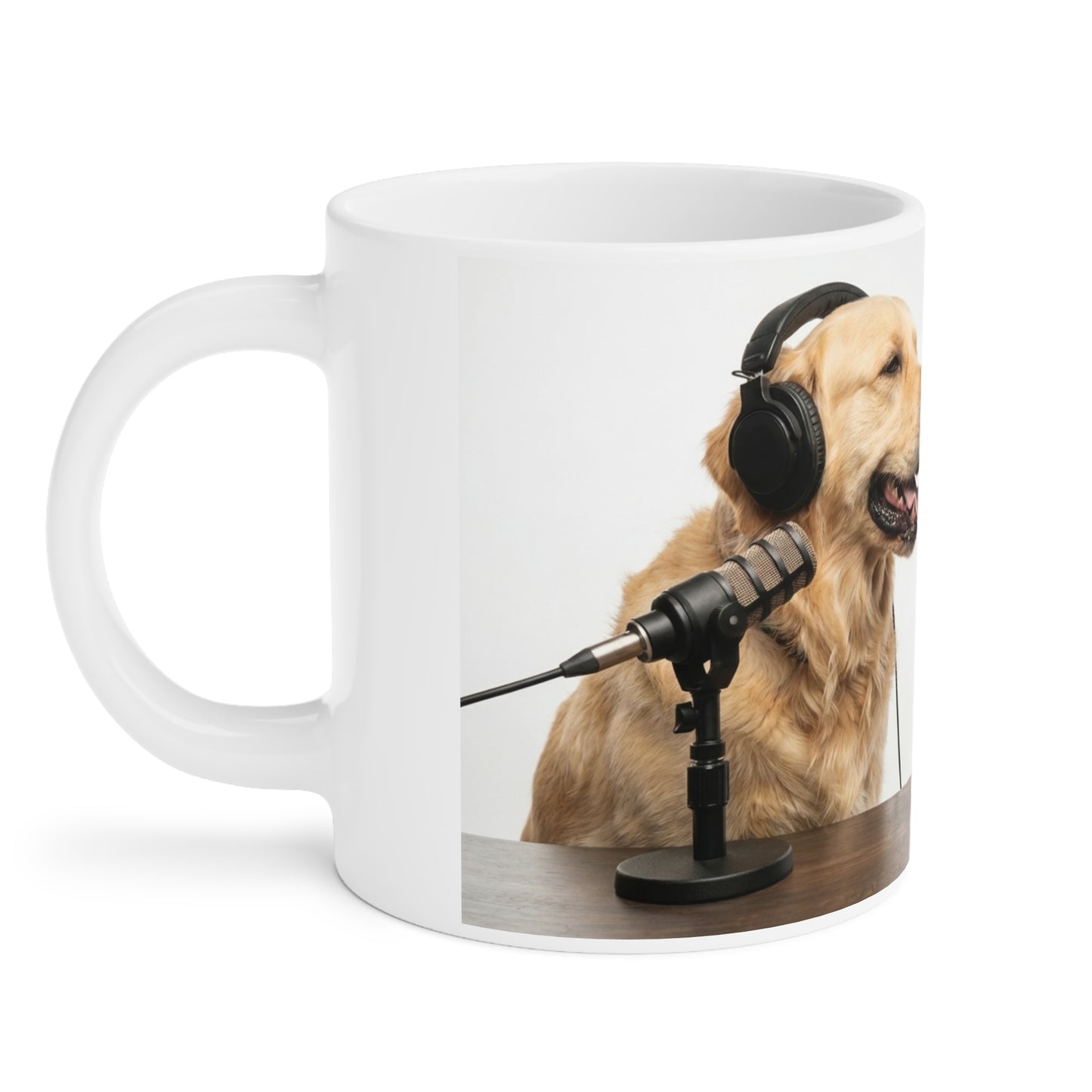 Goldie & Frenchie Chatting Ceramic Coffee Mug (11oz/15oz/20oz) - Made and Ships from Canada