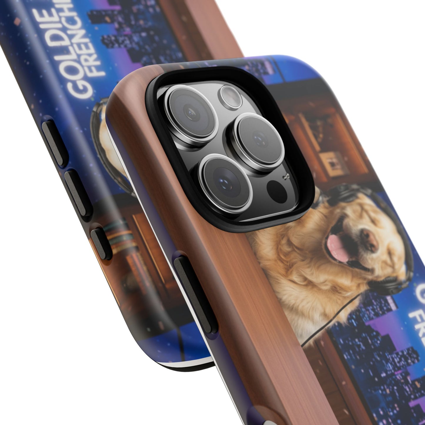 Goldie & Frenchie Talk Show LOL Laughing out iPhone Cases